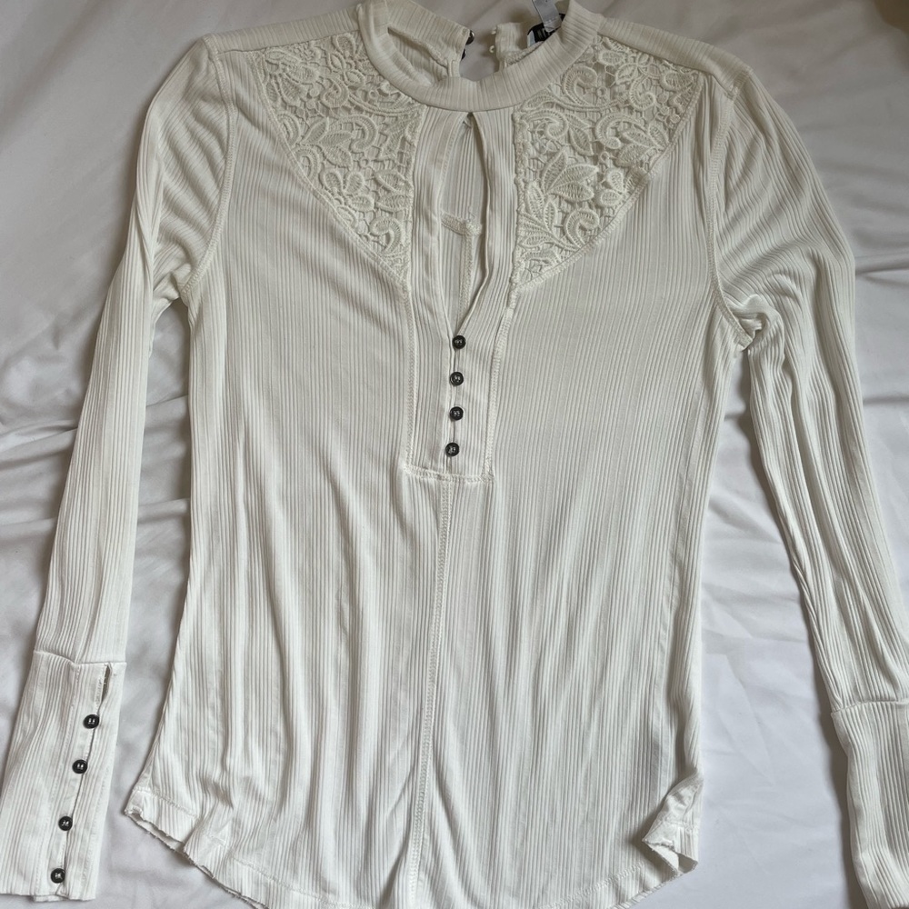 William Rast Embroidered long Sleeve